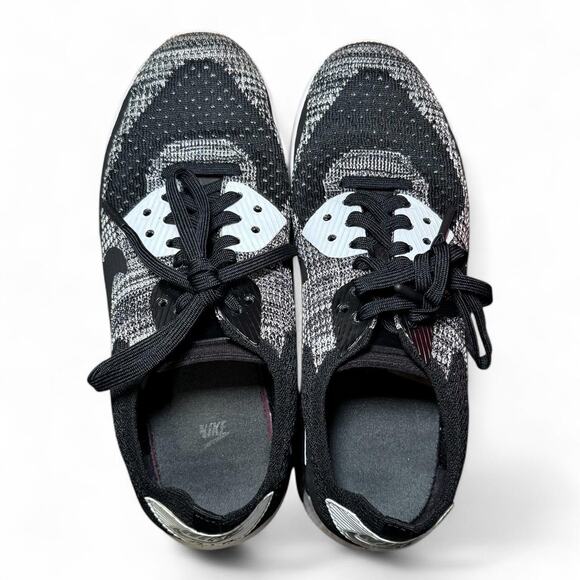 7.5 Nike Air Max 90 Ultra 2.0 Flyknit – Black/White ‘Oreo’ - Picture 7 of 8